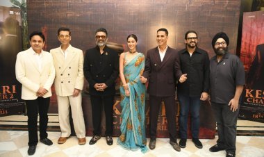 फिल्म 'केसरी चैप्टर 2' के ट्रेलर लौंच पर राजधानी दिल्ली पहुंची स्टारकास्ट-