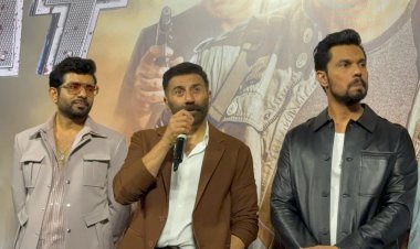 Starcast reached Delhi for promotion of upcoming film 'Jaat'