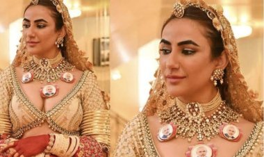 Ruchi Gujjar stole the show by wearing a necklace with photos of Prime Minister Modi on the red carpet at Cannes 2025