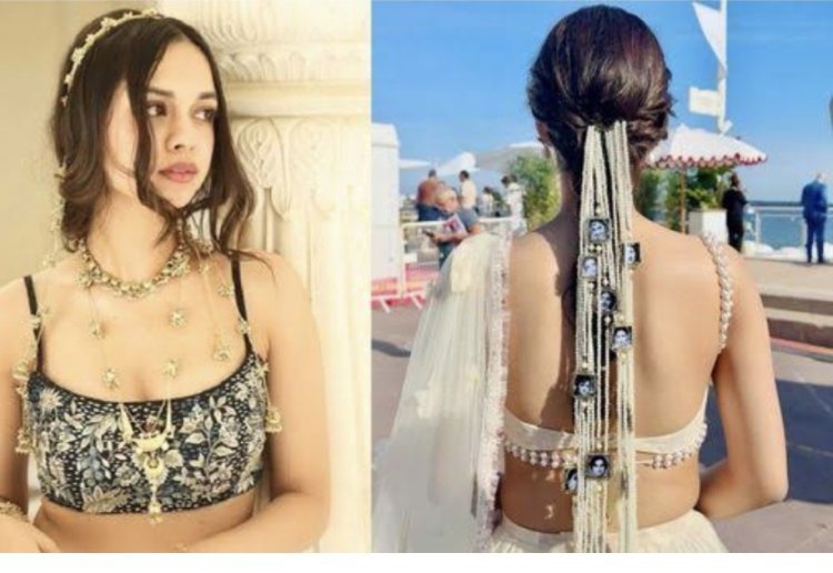 Cannes Film Festival 2025: Nitanshi Goyal's headline-grabbing look as she gives a special tribute to Bollywood's legendary actresses with her hair accessory