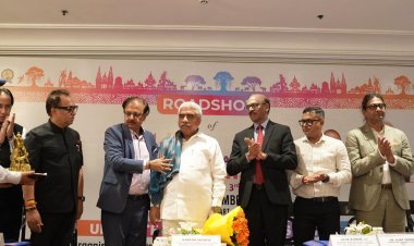 यूपीआईटीएस 2025 रोडशो के आयोजन की अध्यक्षता उत्तरप्रदेश सरकार के माननीय कैबिनेट मंत्री श्री राकेश सचान ने दिल्ली में की