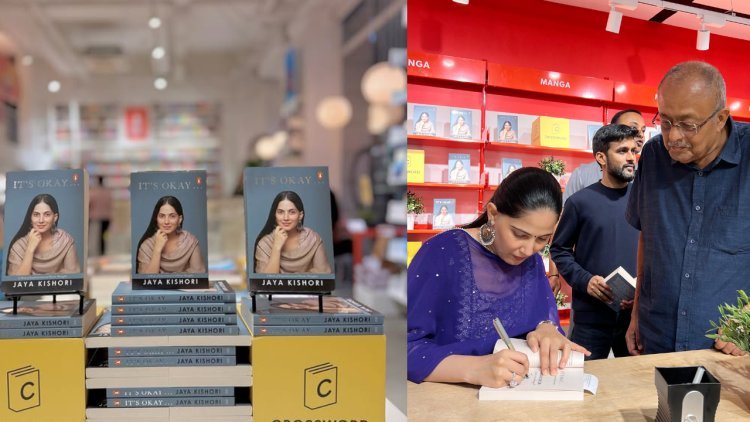 Motivational speaker Jaya Kishori's book Its OK has been launched which is written to show the way in difficult times