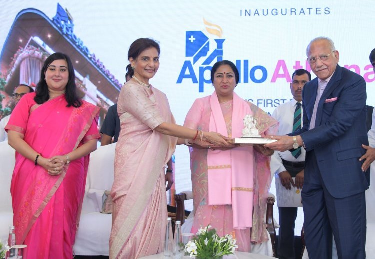 मुख्यमंत्री श्रीमती रेखा गुप्ता ने आज महिलाओं के लिए समर्पित कैंसर अस्पताल 'अपोलो एथेना' का उद्घाटन किया