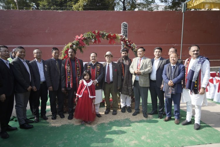 दिल्ली में नॉर्थ ईस्ट समुदाय संग भाजपा नेताओं ने मनाया क्रिसमस उत्सव