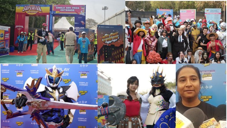 जिमखाना क्लब ग्राउंड में सजा पॉप-कल्चर का मेला, गुरुग्राम कॉमिक कॉन का शानदार आगाज़