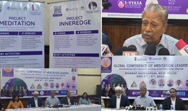 मेडिटेशन के जरिए वैश्विक शांति की पहल, GCML 2026 का आयोजन भारत मंडपम में