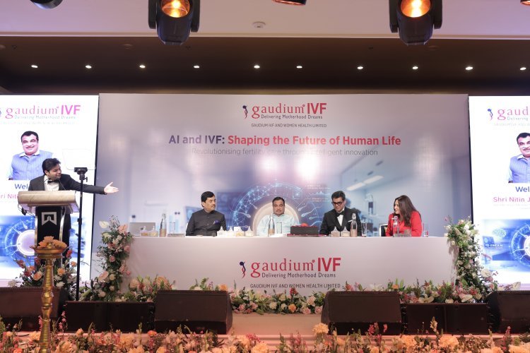 Gaudium IVF ने AI आधारित IVF ट्रीटमेंट लॉन्च किया Nitin Jairam Gadkari ने किया उद्घाटन