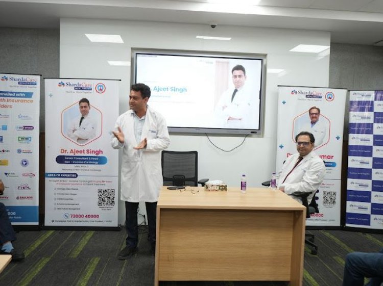 Sharda Care Healthcity ने मीडिया और उनके परिवारों के लिए शुरू की हेल्थ जांच पहल