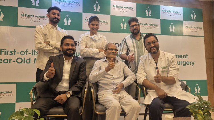 81 साल के बुजुर्ग का कमाल: Fortis Memorial Research Institute में दोनों कूल्हों का एक साथ सफल ट्रांसप्लांट