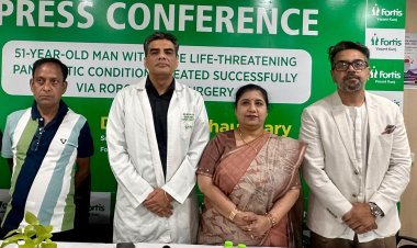 फोर्टिस वसंत कुंज में रोबोटिक सर्जरी का कमाल, जानलेवा पैंक्रियाटिक बीमारी से मरीज को मिली नई जिंदगी