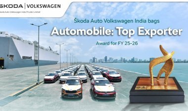 Skoda-Volkswagen cars made in India make a global mark; company receives prestigious ‘Top Exporter’ honor
