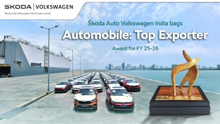 Skoda-Volkswagen cars made in India make a global mark; company receives prestigious ‘Top Exporter’ honor