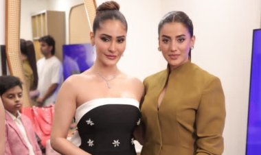 दिल्ली में 'The Opulent' Luxury Salon का ग्रैंड लॉन्च, अक्षरा सिंह की एंट्री ने लूट ली महफिल