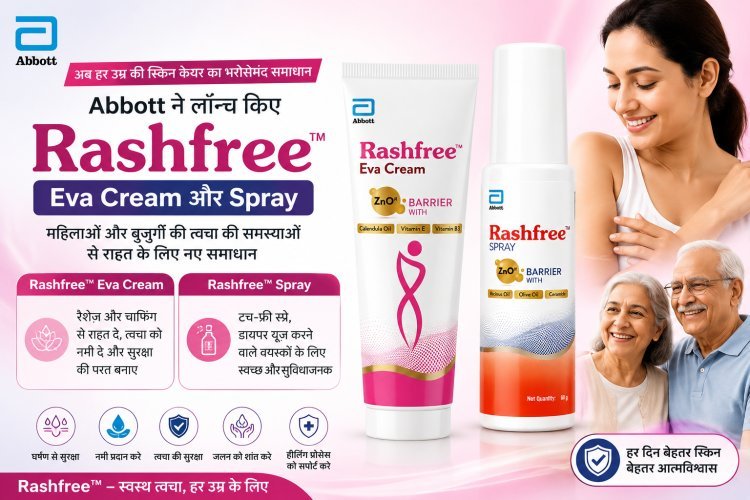 अब रैशेज़ और स्किन जलन से मिलेगी राहत! Abbott लेकर आया महिलाओं और बुजुर्गों के लिए 2 नए प्रोडक्ट