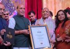 सैकड़ों श्रद्धालुओं ने एक साथ किया शंखनाद, दिल्ली में ‘लाल बाग का राजा’ महोत्सव में बना विश्व रिकॉर्ड