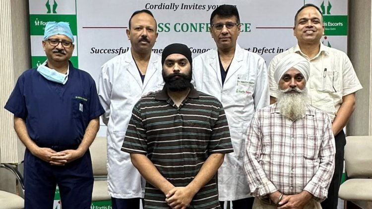26 साल के मर्चेंट नेवी ऑफिसर के दिल में था बड़ा छेद, Fortis Escorts में रोबोटिक सर्जरी से हुआ सफल इलाज