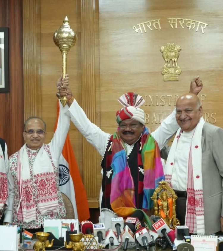 लाल किला मैदान में धूमधाम से मना श्रीराम जन्मोत्सव, 14 अक्टूबर को निषाद राज बनेंगे केंद्रीय मंत्री जुएल ओराम