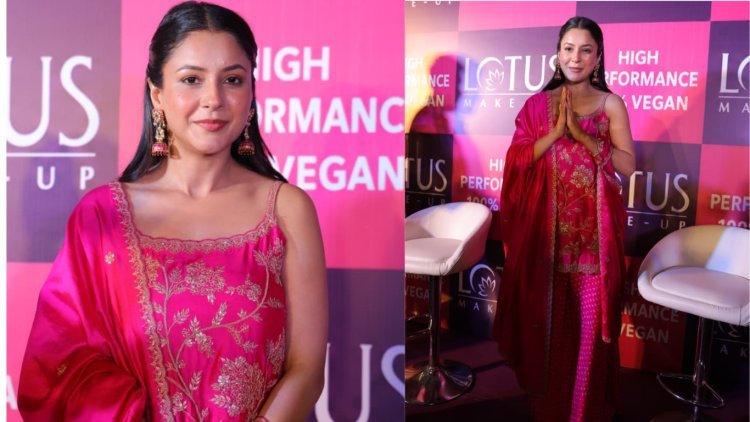 शहनाज़ गिल और लोटस मेकअप की साझेदारी, फेस्टिव सीजन में खूबसूरती और स्किनकेयर का खास मेल